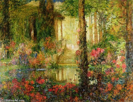 The Garden Of Enchantment - Stage Set For — Thomas Edwin Mostyn