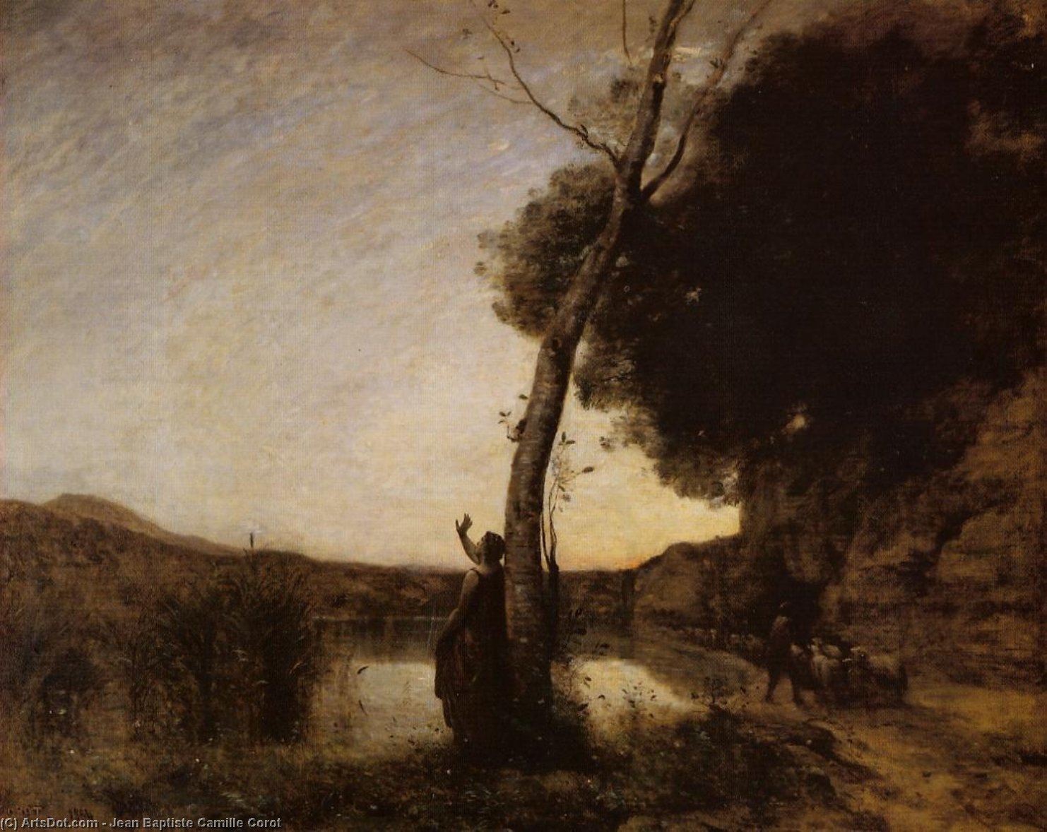 The Evening Star — Jean-baptiste-camille Corot