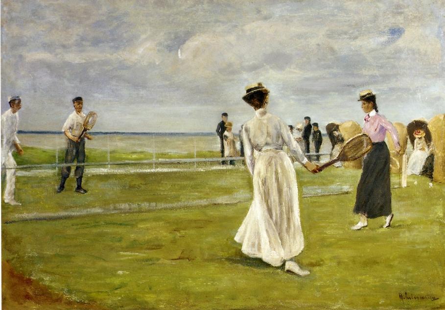 Tennis Game By The Sea — Max Liebermann