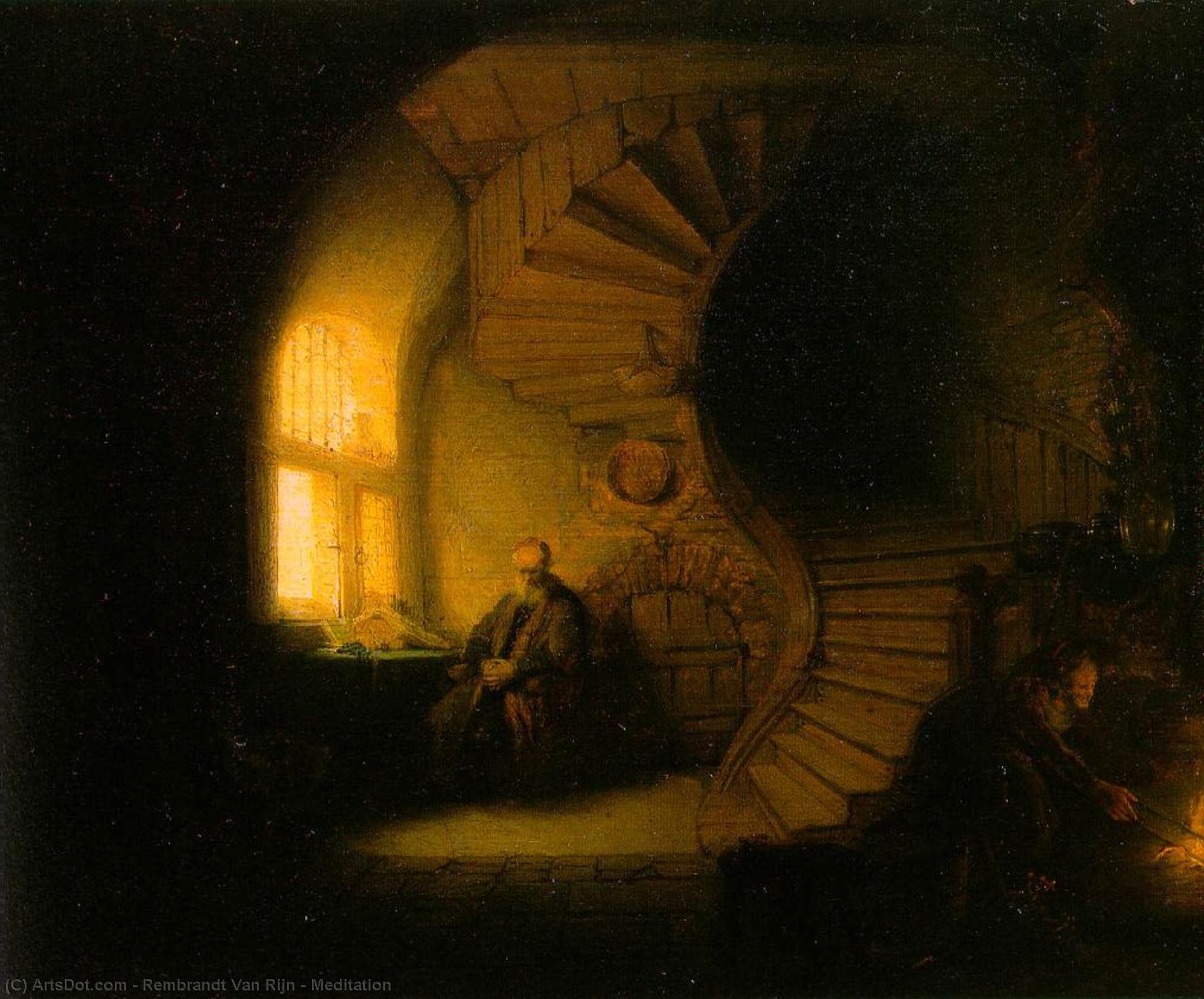 Meditation — Rembrandt Van Rijn