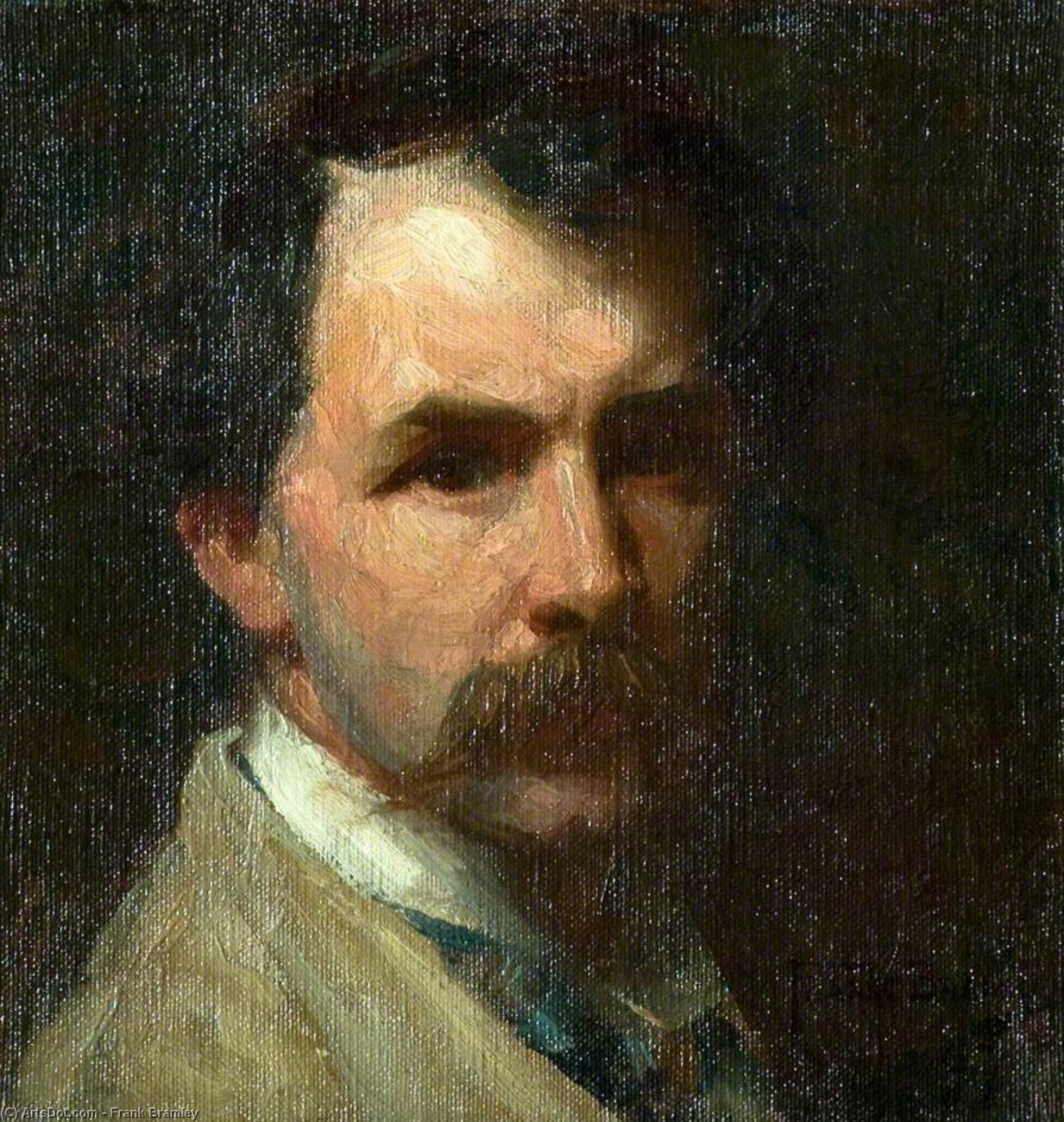 Self Portrait — Frank Bramley