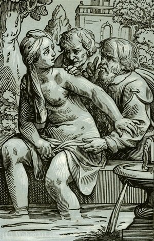 Susanna And The Elders — Anthonis Sallaert
