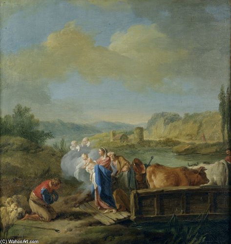 La Fuite En Egypte — Jean Baptiste Marie Pierre