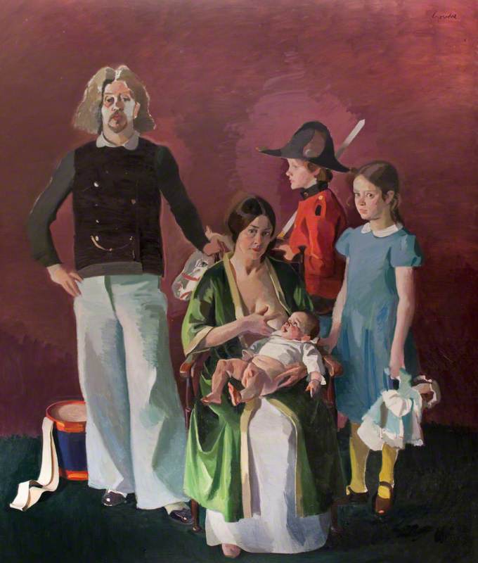 Portrait Of The Artist And His Family — Alexander Goudie
