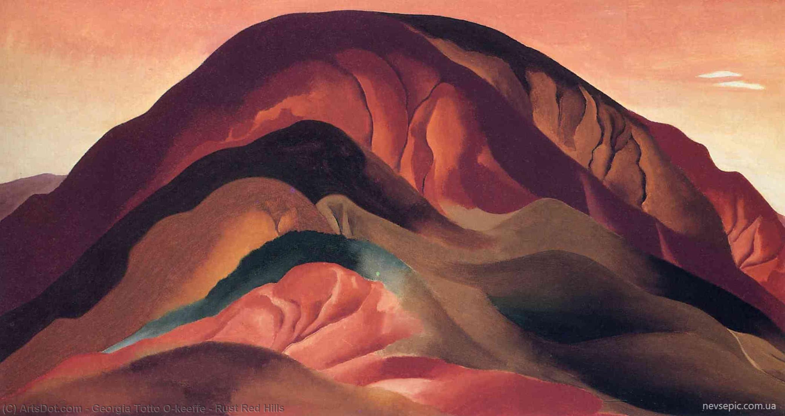 Rust Red Hills — Джорджия О’кифф