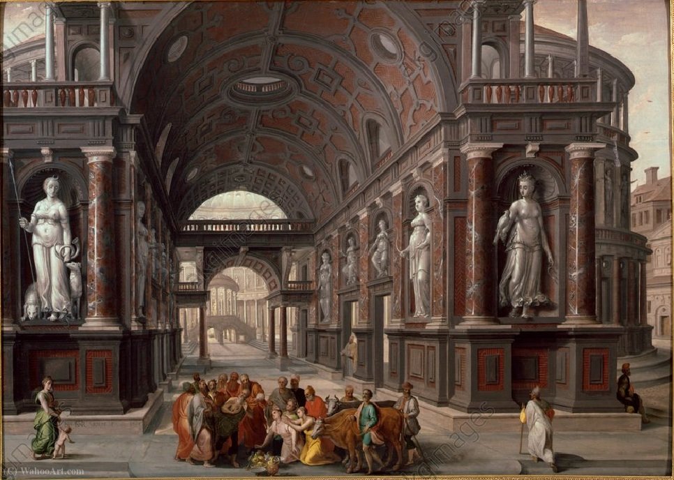 The Sacrifice At Lystra — Gillis Mostaert