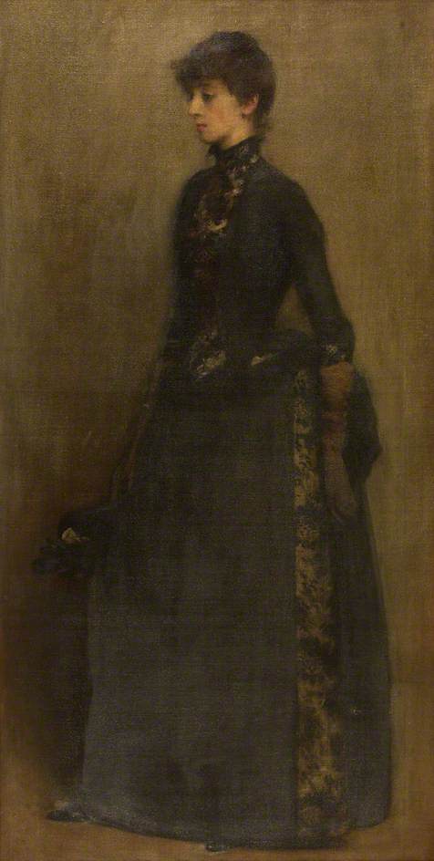 Lady In Grey Mrs Montgomery — Philip Wilson Steer