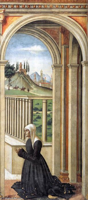 Portrait Of The Donor Francesca Pitti-tornabuoni — Domenico Ghirlandaio