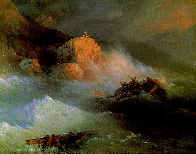 Shipwreck — Iván Aivazovski