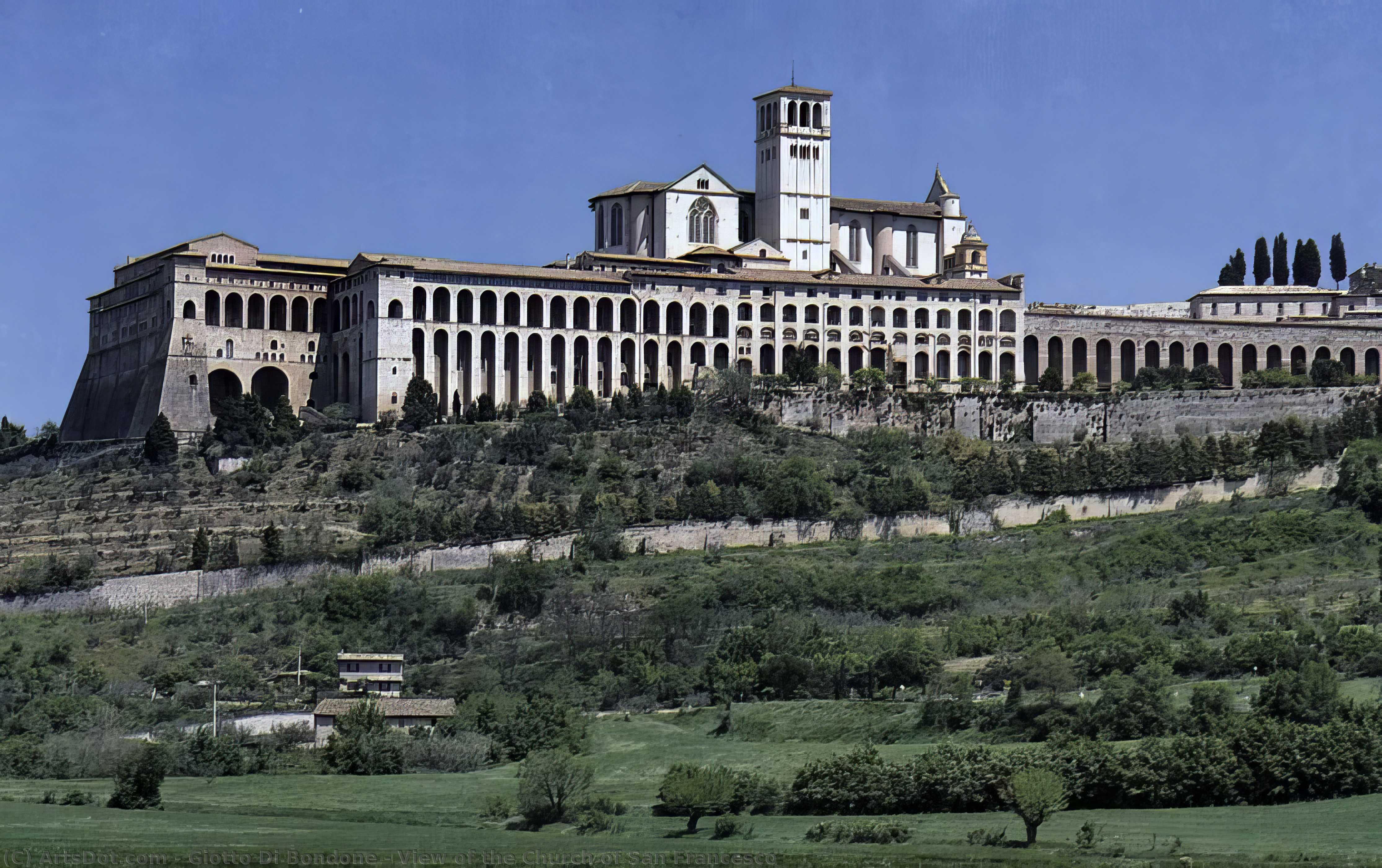 Vista De La Iglesia De San Francisco — Giotto Di Bondone