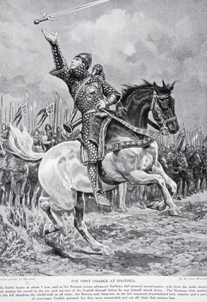 The First Charge At Hastings — Richard Caton Woodville