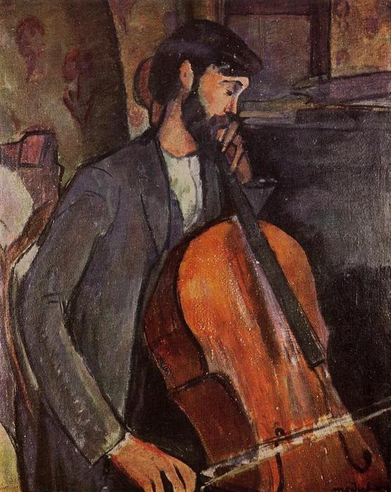 Study For The Cellist — Модильяни