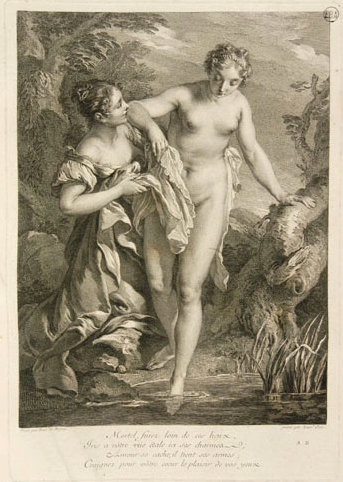 Iris At The Bath, After Lemoyne. (1731) — Laurent Cars