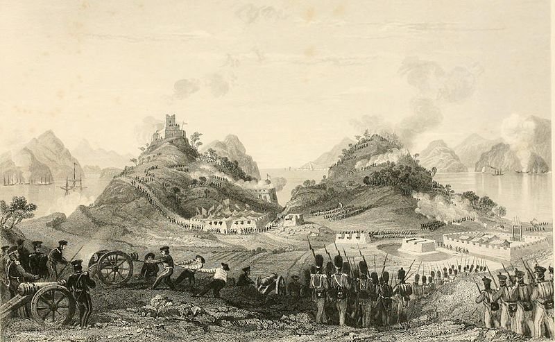 Attack And Capture Of Chuenpee, Near Canton — Thomas Allom