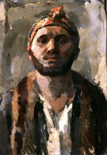 Portrait De L'artiste En Turban — Beeh René