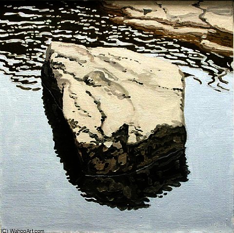 Study For Flat Boulder Reflected — Neil Gavin Welliver