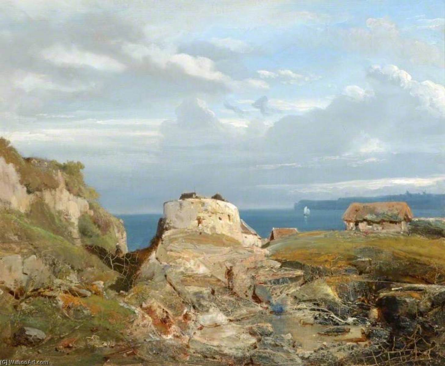An Old Tower Near The Sea — Joséphine Bowes