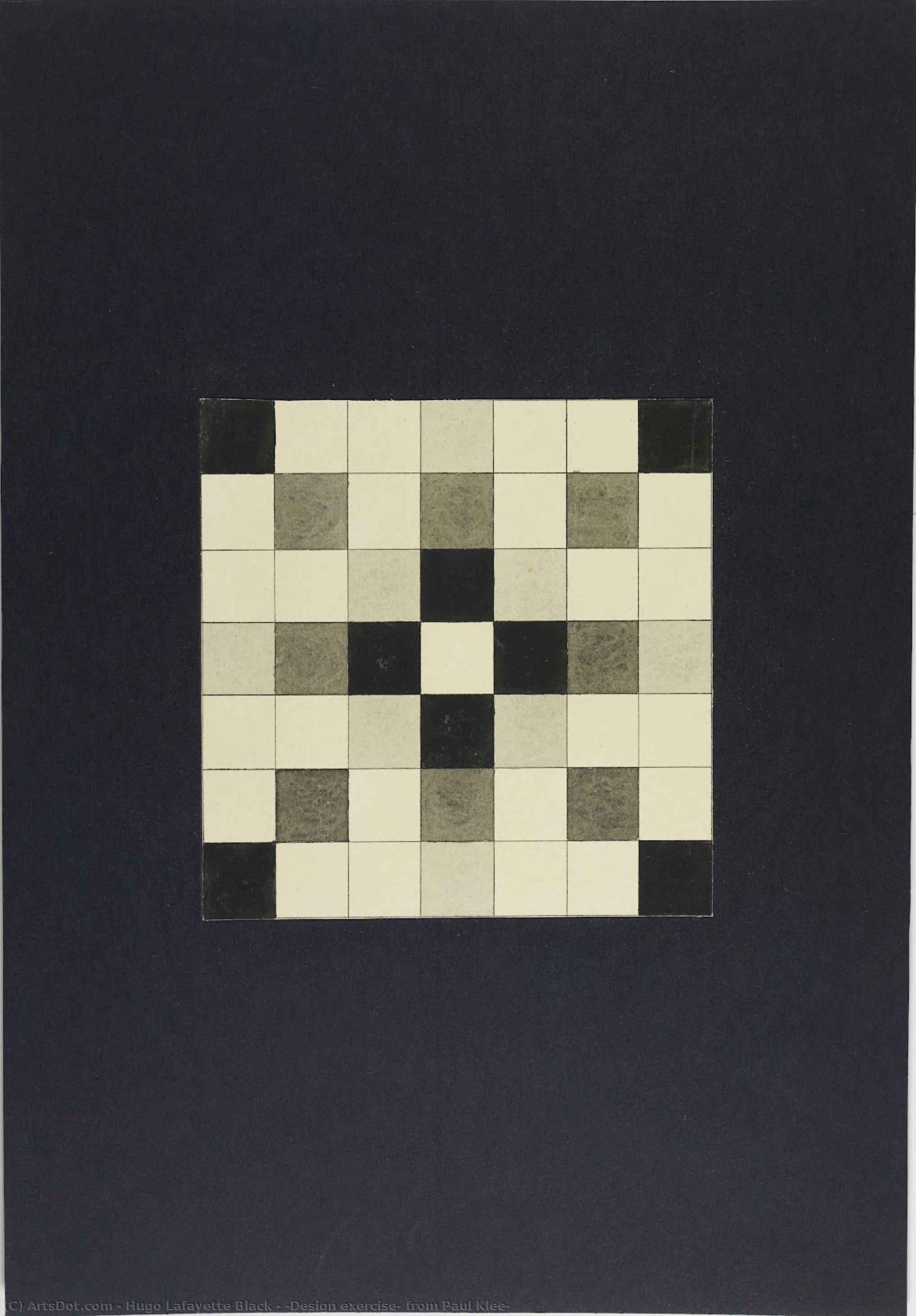 (design Exercise, From Paul Klee — Hugo Lafayette Black