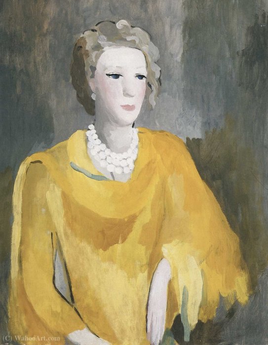 Mme André Groult Née Nicole Poiret (1937) — Marie Laurencin