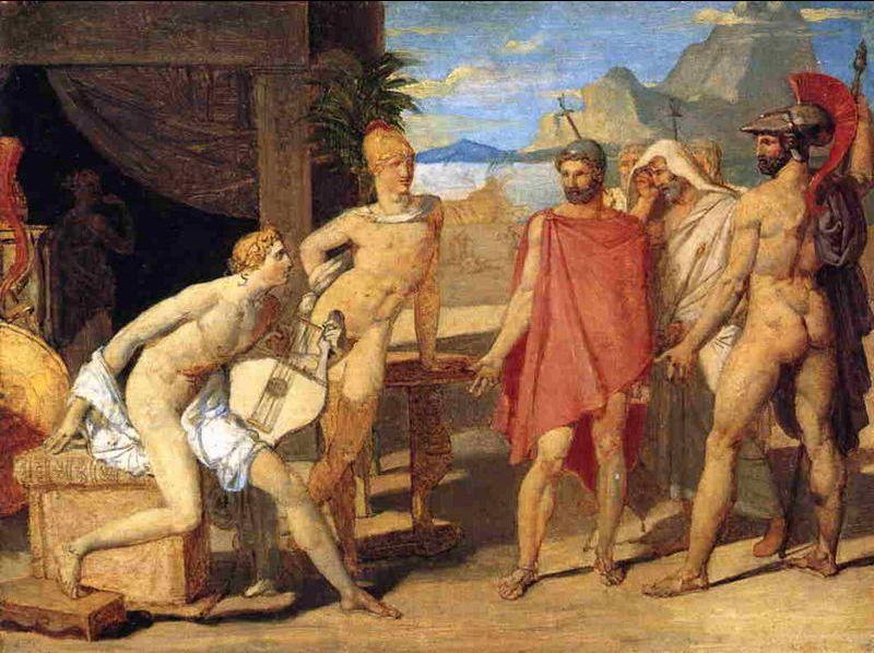 Achilles Receiving The Envoys Of Agamemnon — イングレス