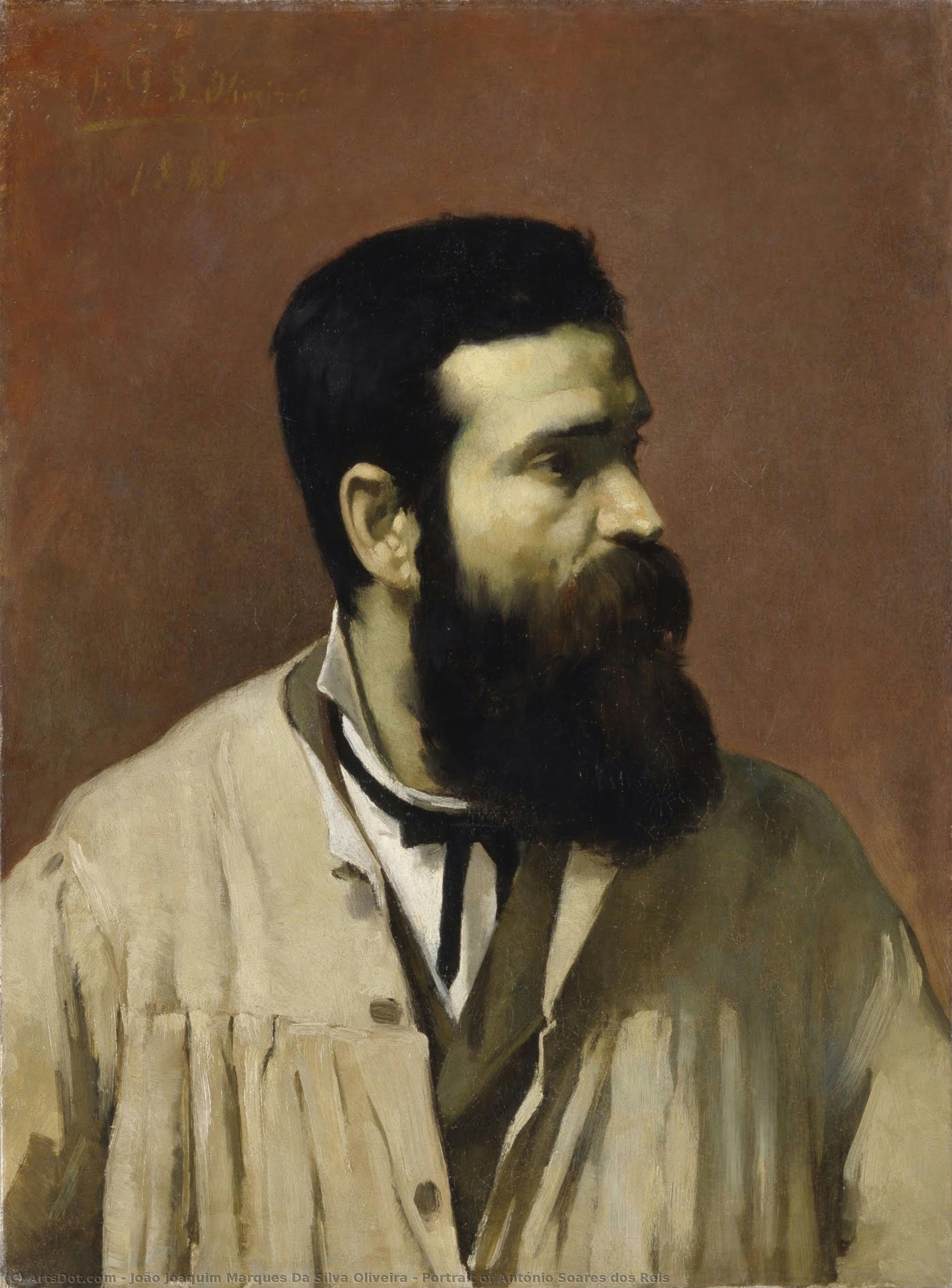 Portrait Of António Soares Dos Reis — João Joaquim Marques Da Silva Oliveira