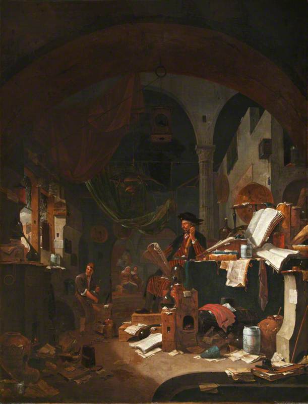 An Alchemist In His Laboratory — Томас Вик