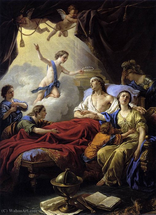 Allegory On The Death Of The Dauphin — Луј Жан Франсоа Лагрене