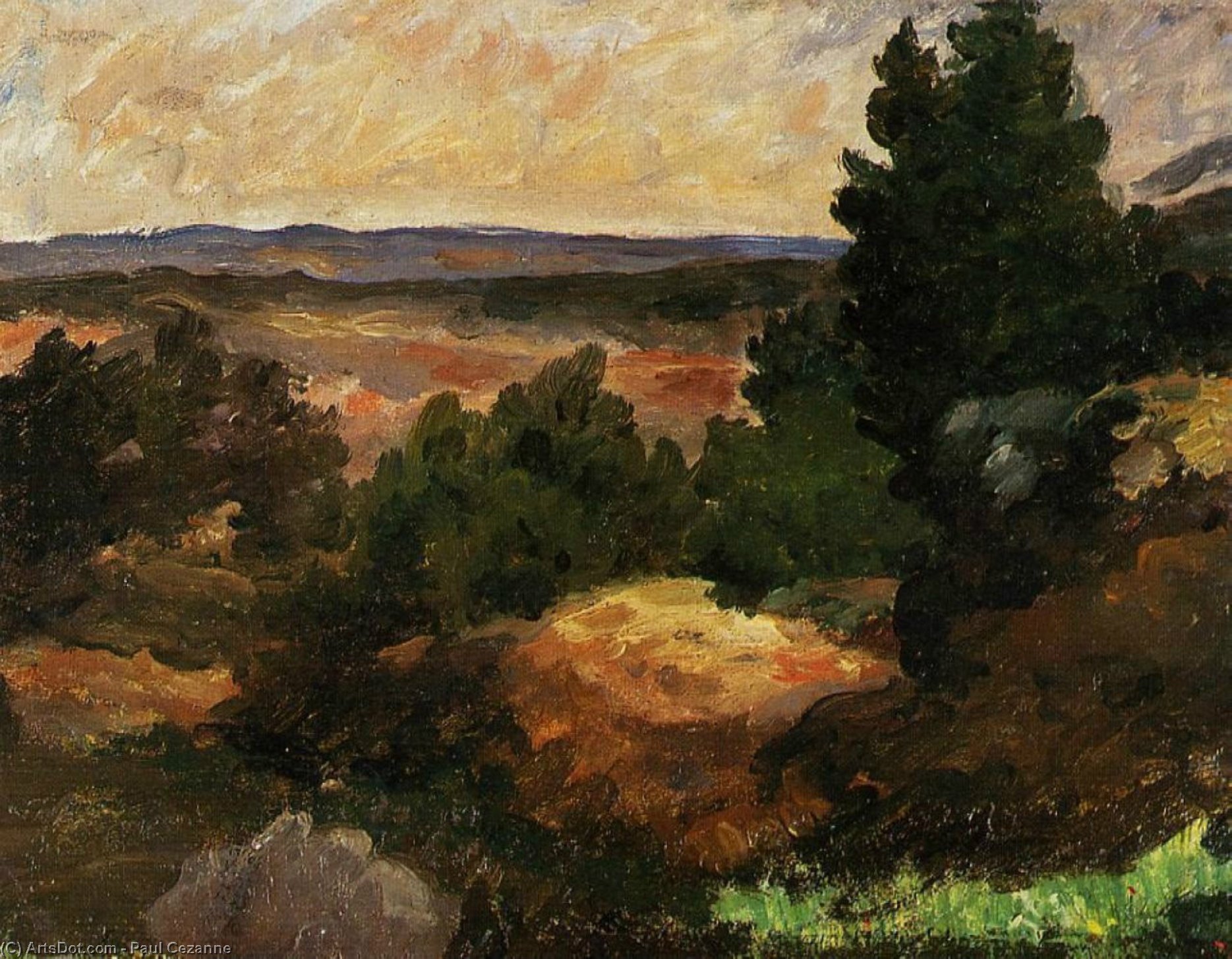 Landscape — Поль Сезанн