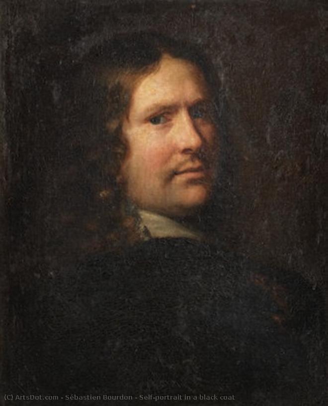 Self-portrait In A Black Coat — Sebastijan Burdon