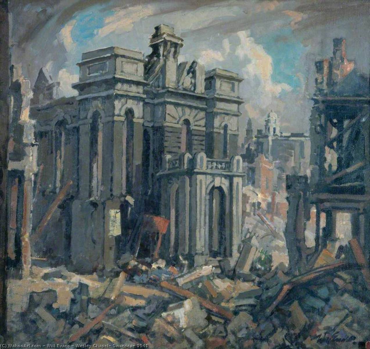 Wesley Chapel, Swansea, 1941 — Will Evans