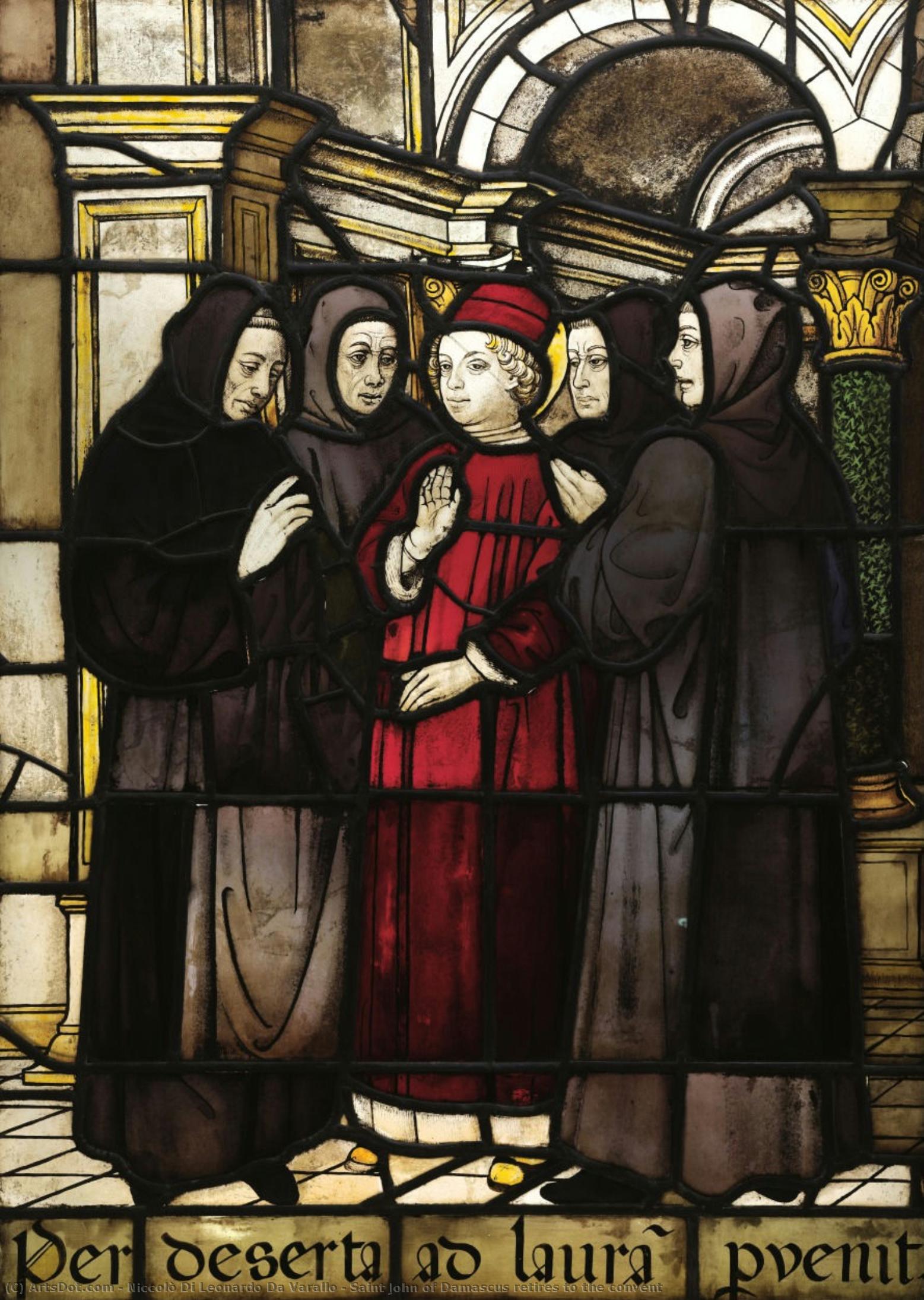 Saint John Of Damascus Retires To The Convent — Niccolò Da Varallo