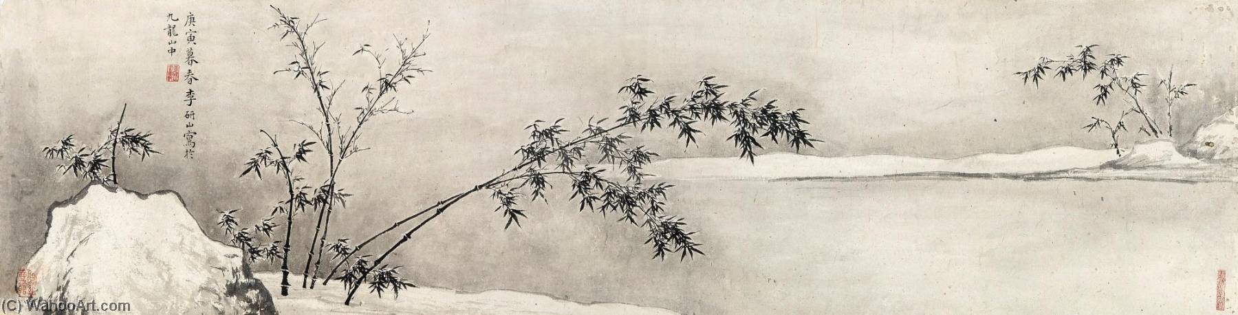 Snow Clad Bamboo On The Shore — Li Yanshan
