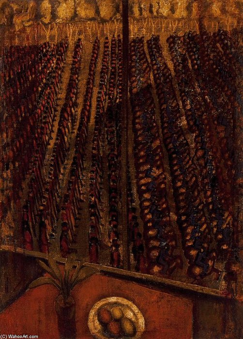 View Of A Military Parade From A Window — Gyorgy Roman