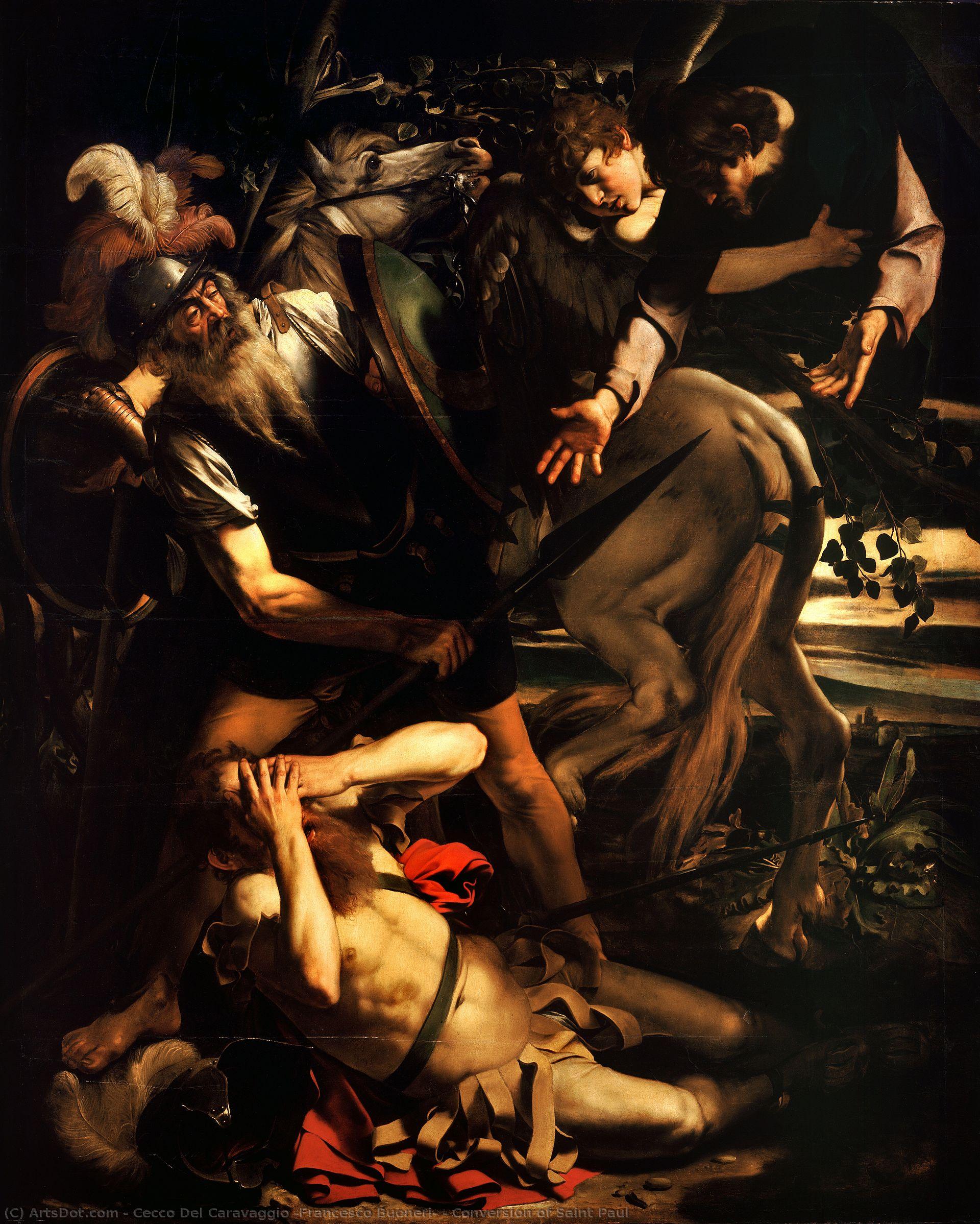 Conversion Of Saint Paul — Cecco Del Caravaggio (francesco Buoneri)