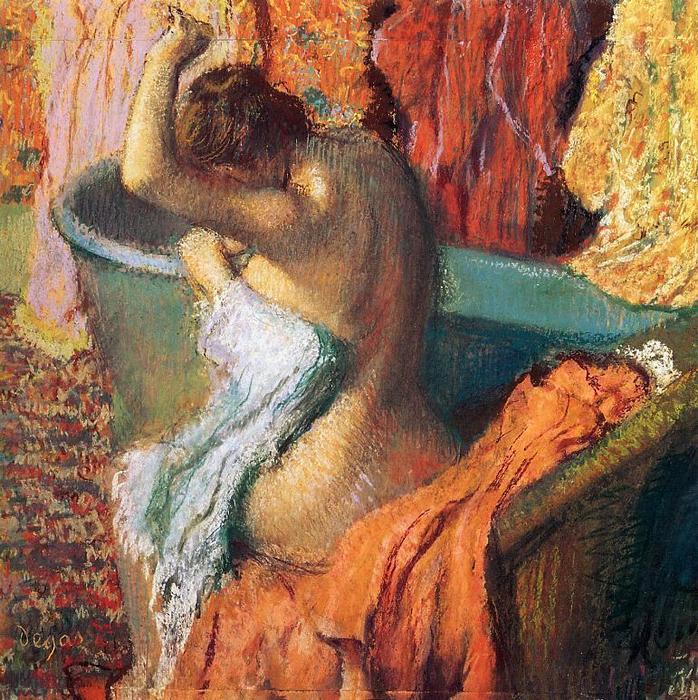 Seated Bather — Edgar Degas