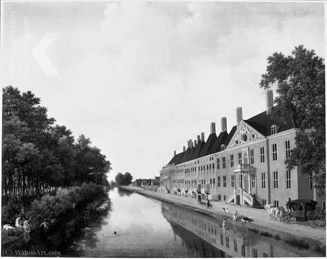 View Of The Prinsessegracht In The Hague — Ludolf Leendertsz De Jongh
