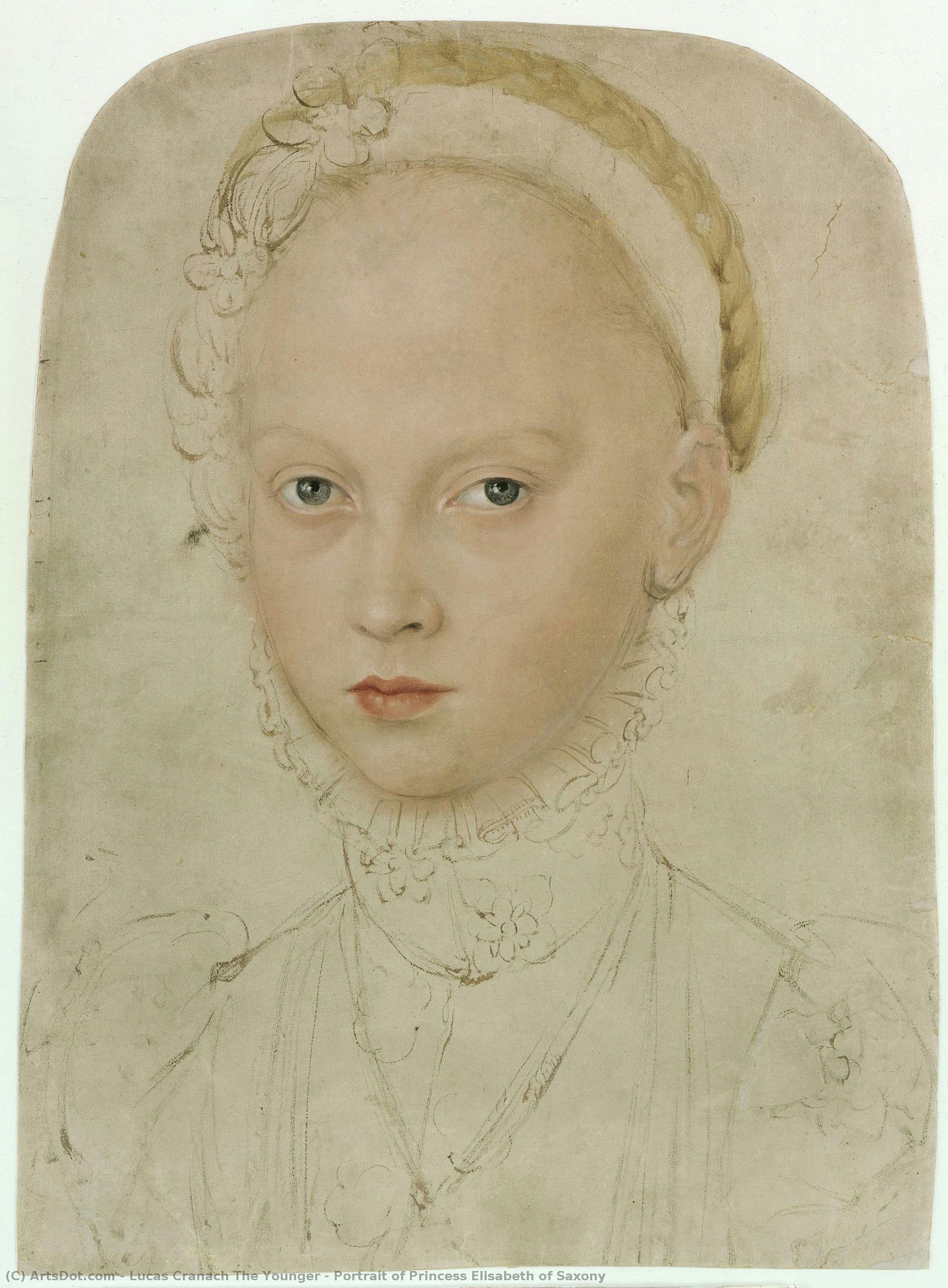 Portrait Of Princess Elisabeth Of Saxony — Lucas Cranach The Younger