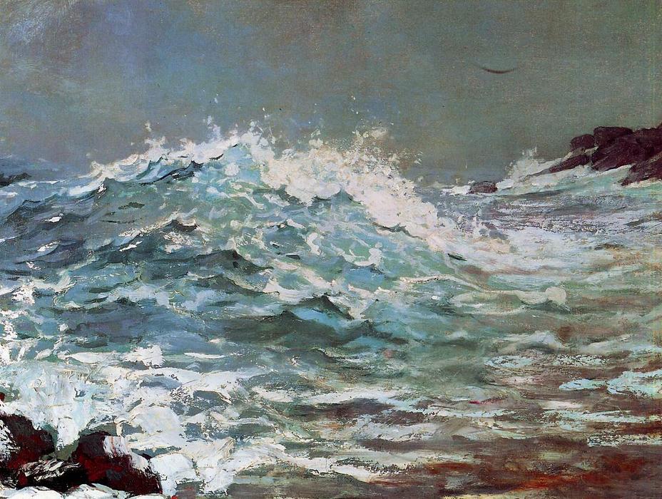 The Backrush — Winslow Homer