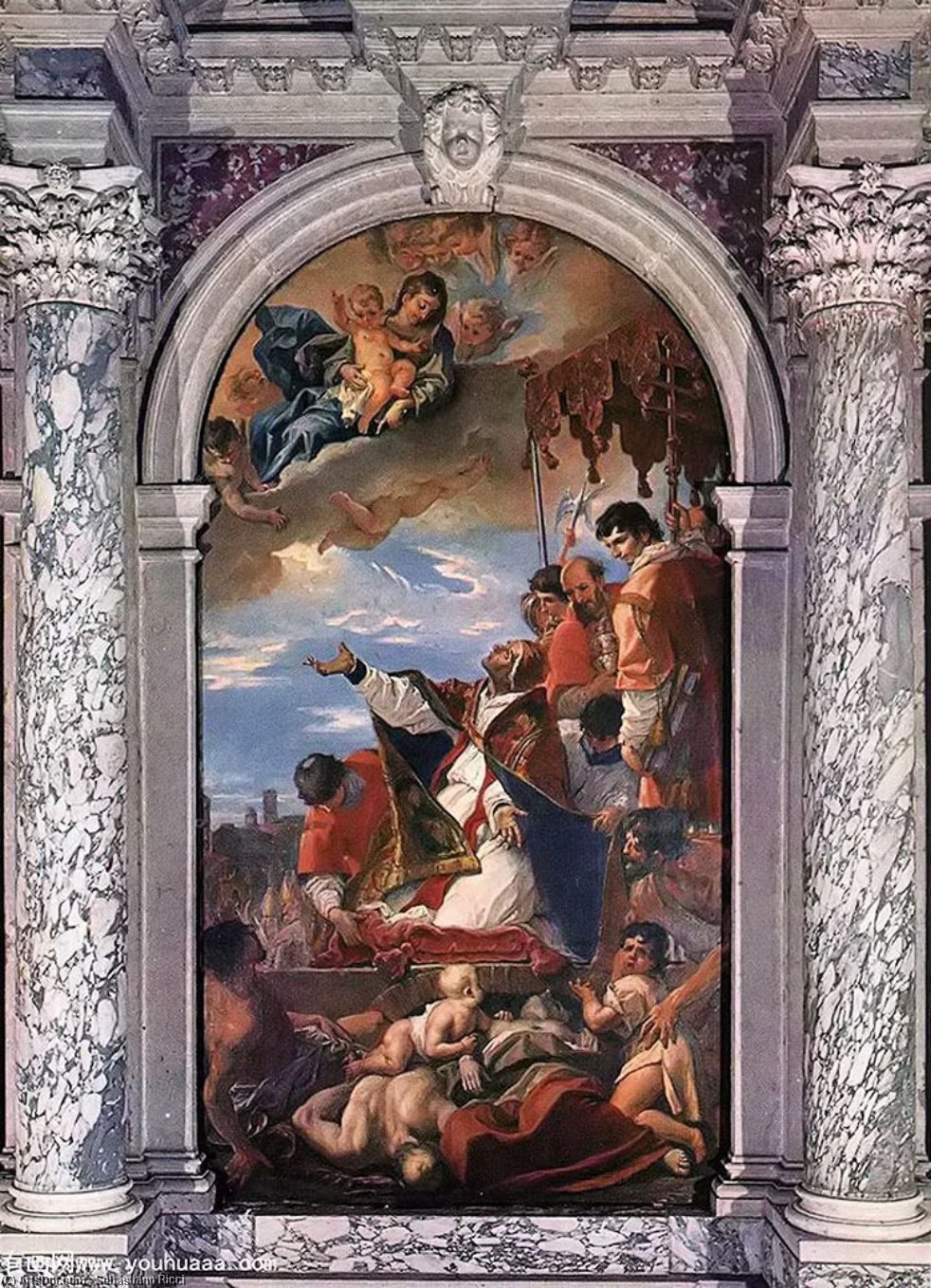Altar Of St Gregory The Great — Sebastiano Ricci