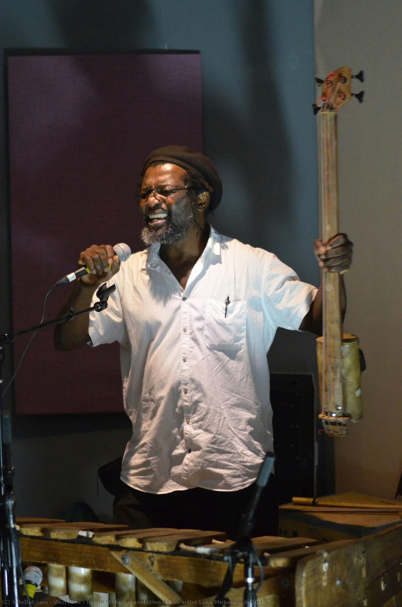 Photo Of The Presentation Of The Artist Luka Mukavele In 2018 — Ouri Pota