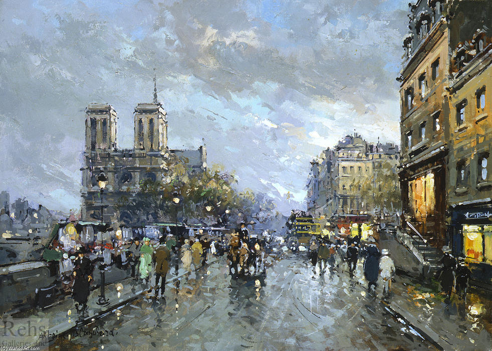 Notre Dame Quai Saint Michel — Antoine Blanchard (marcel Masson)