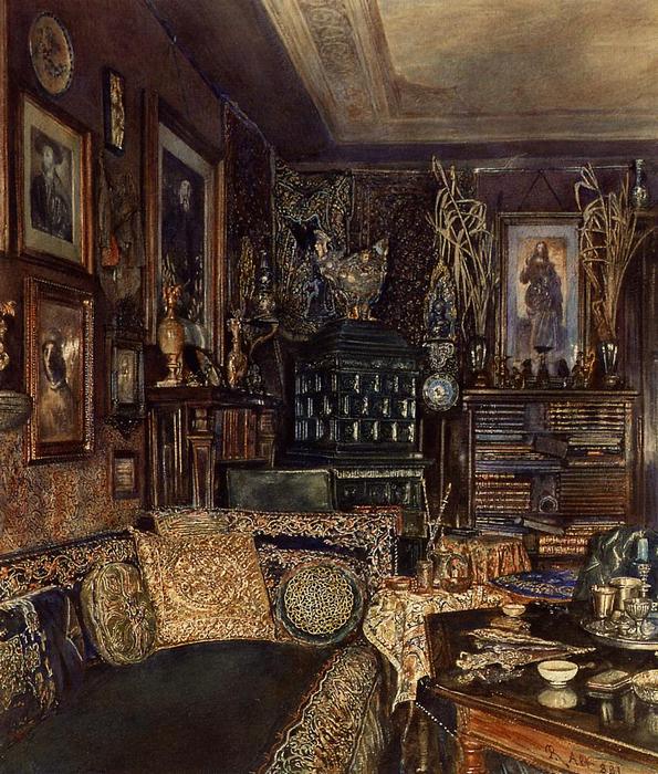 The Office Of Count Lanckoronski, Vienna — Rudolf Von Alt