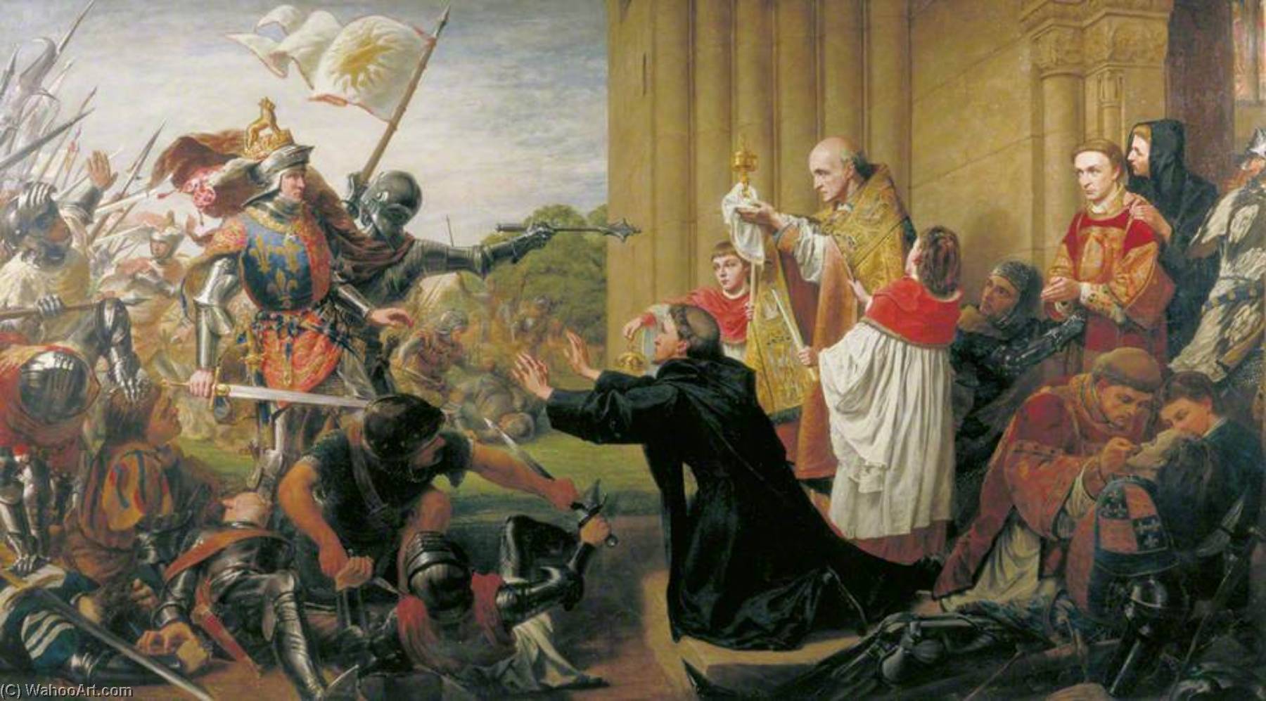 Sanctuary (edward Iv And Lancastrian Fugitives At Tewkesbury Abbey) — Richard Burchett
