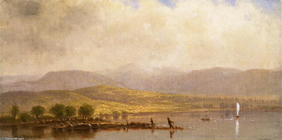 Landscape With Fisherman — Homer Dodge Martin