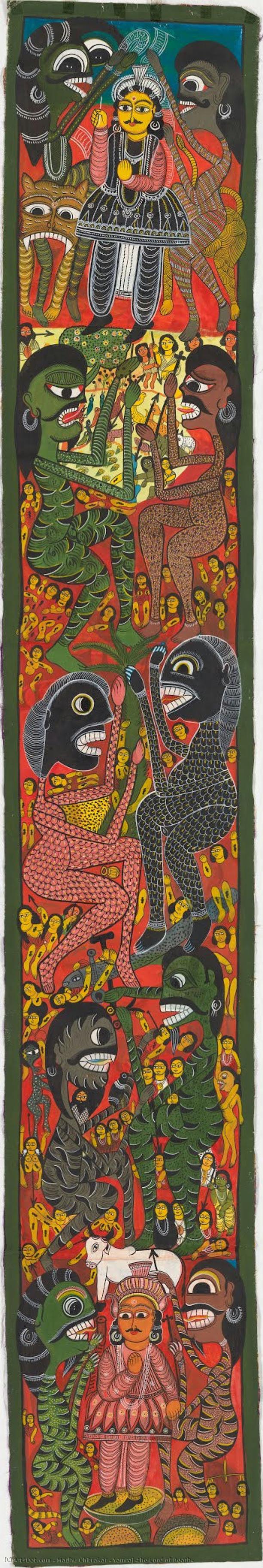 Yamraj (the Lord Of Death) — Madhu Chitrakar