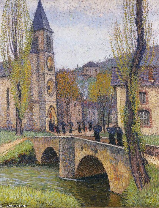 The Hour Of Mass In Labastide Du Vert — Henri Jean Guillaume Martin