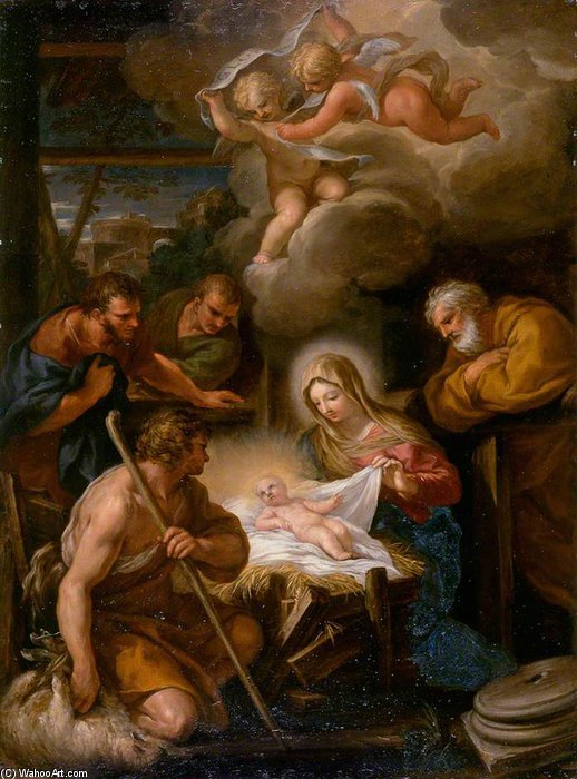 The Adoration Of The Shepherds — Ciro Ferri