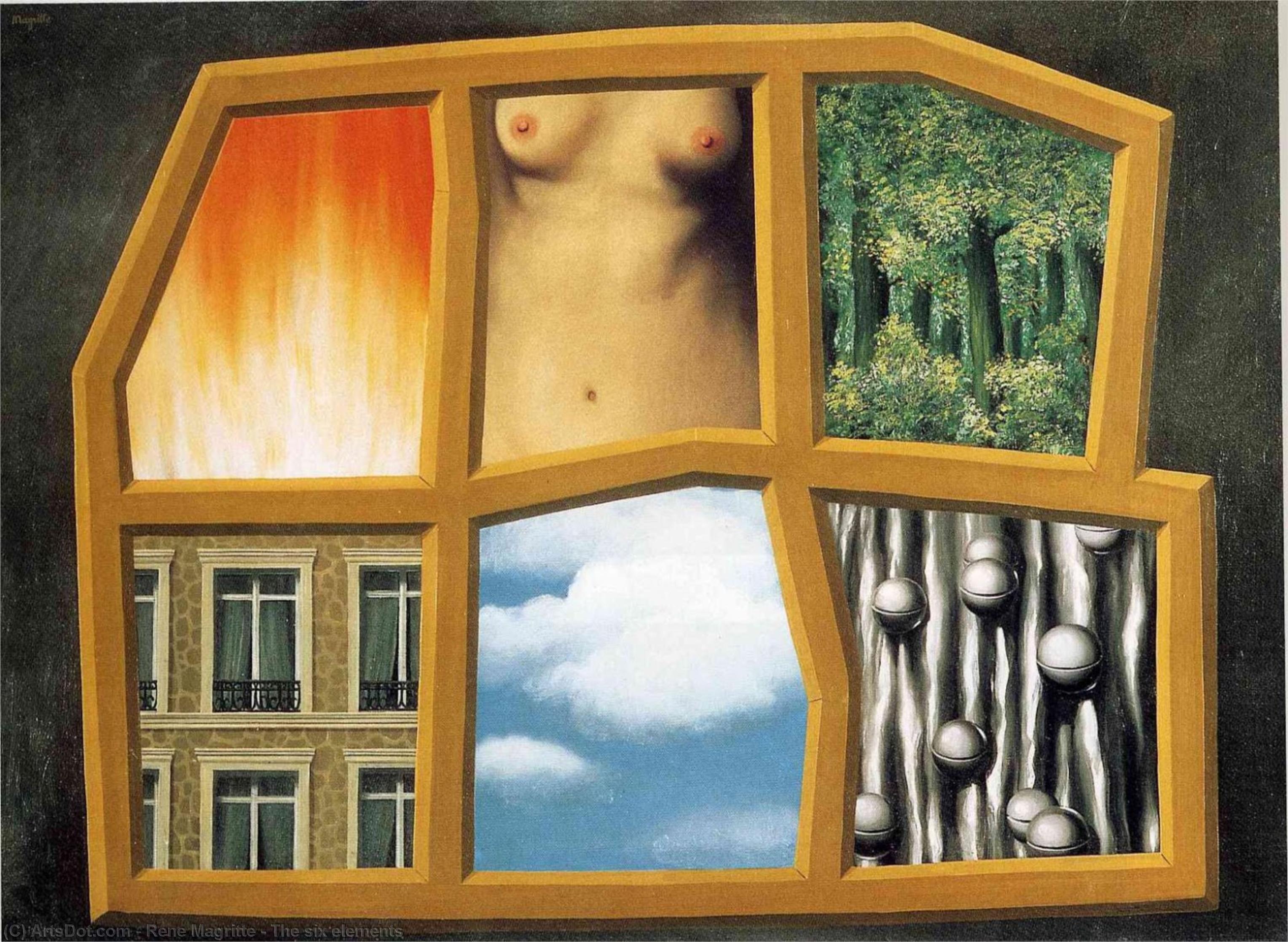 The Six Elements — Рене Магритт