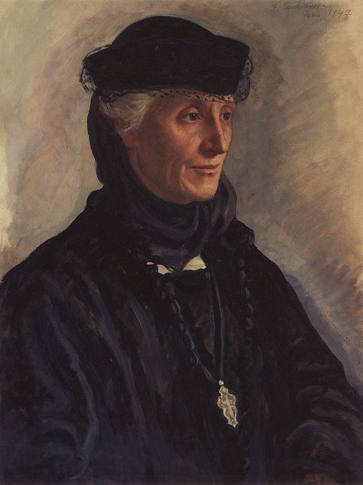 Portrait Of S.m. Lukomskaya — Zinaida Serebriakova