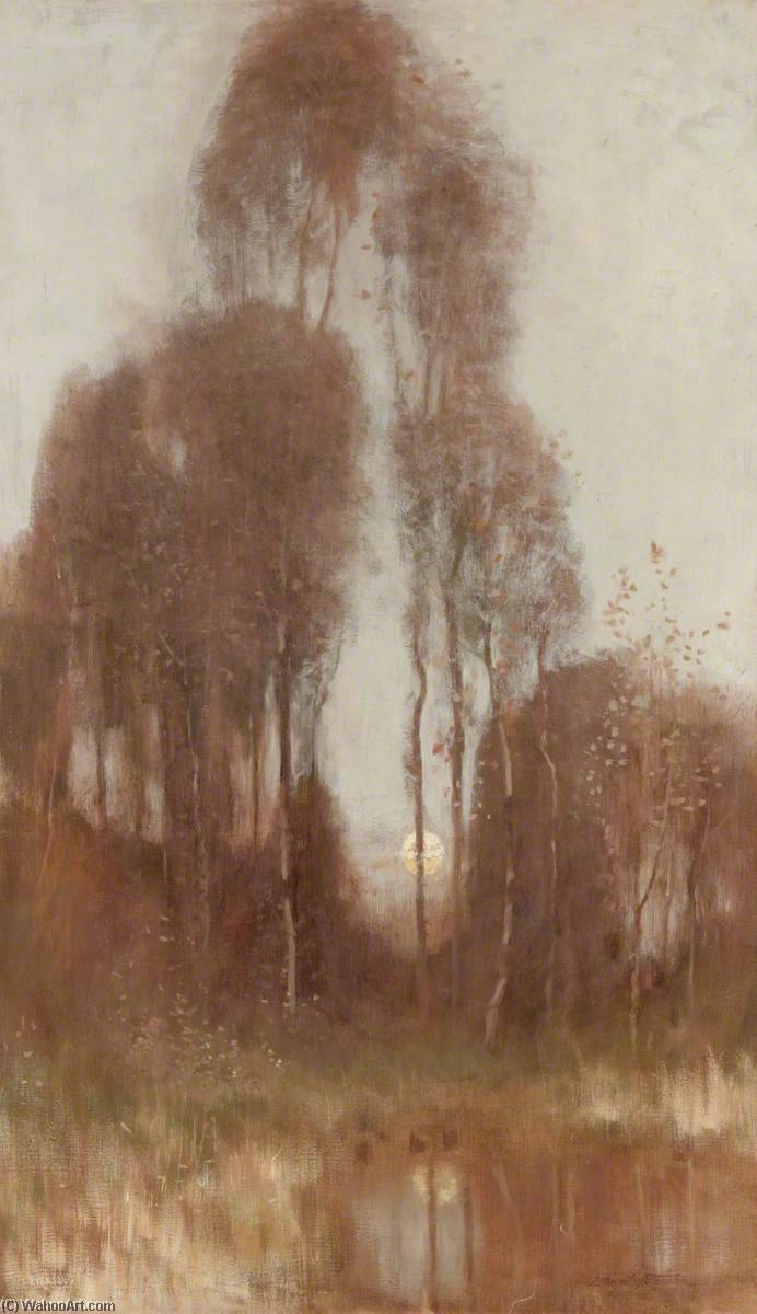 The Pool, Moonlight, Or Evensong — Robert Macaulay Stevenson